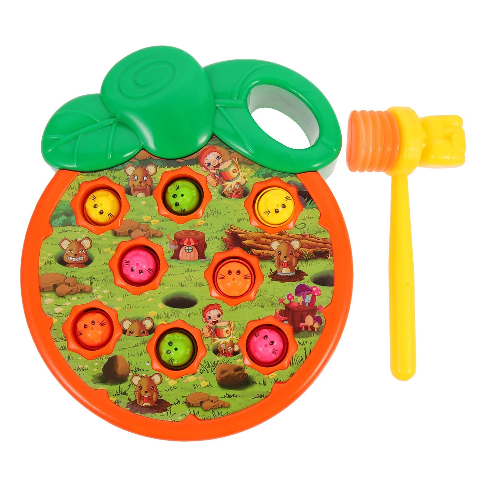 Electric Mole Game Toy Whacking Toy Cartoon Hammer Beating Toy I12241