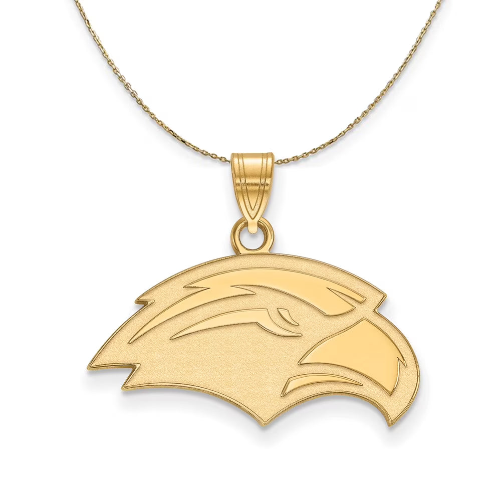 14k Yellow Gold Southern Miss Small Necklace - 20 Inch N627