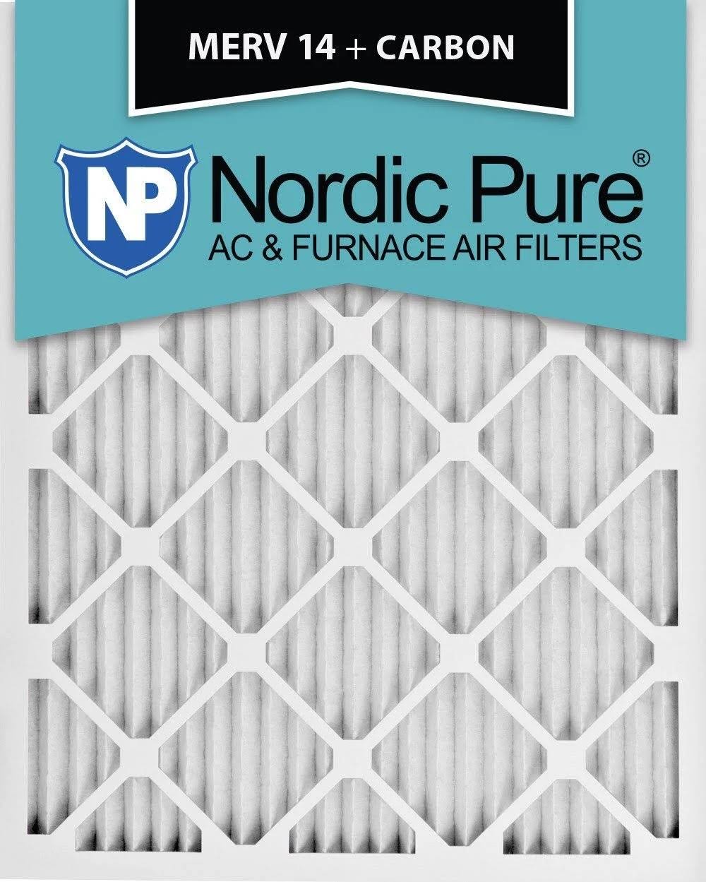 24 Pleated Air Filters MERV 14 Carbon H333048