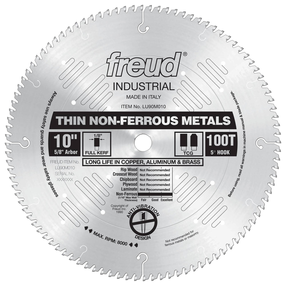 10 inch Non-Ferrous Metal Blade Z34345