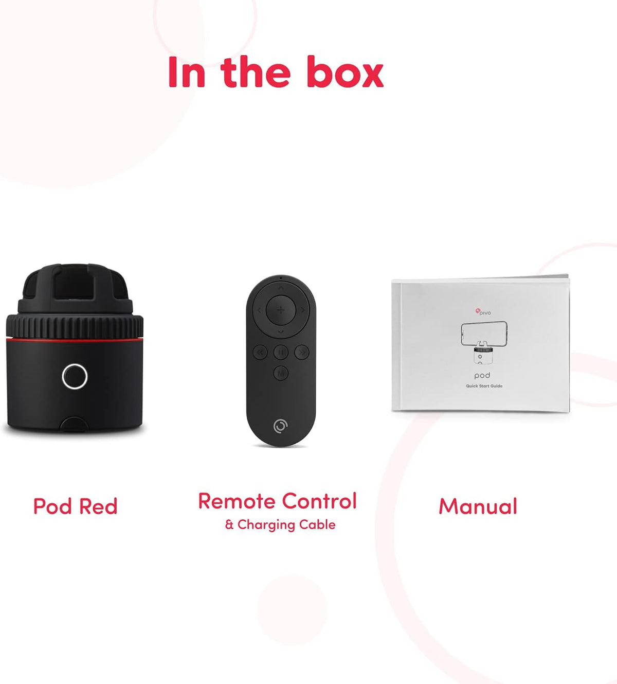 Auto Tracking Smartphone Pod with Remote Control R4343