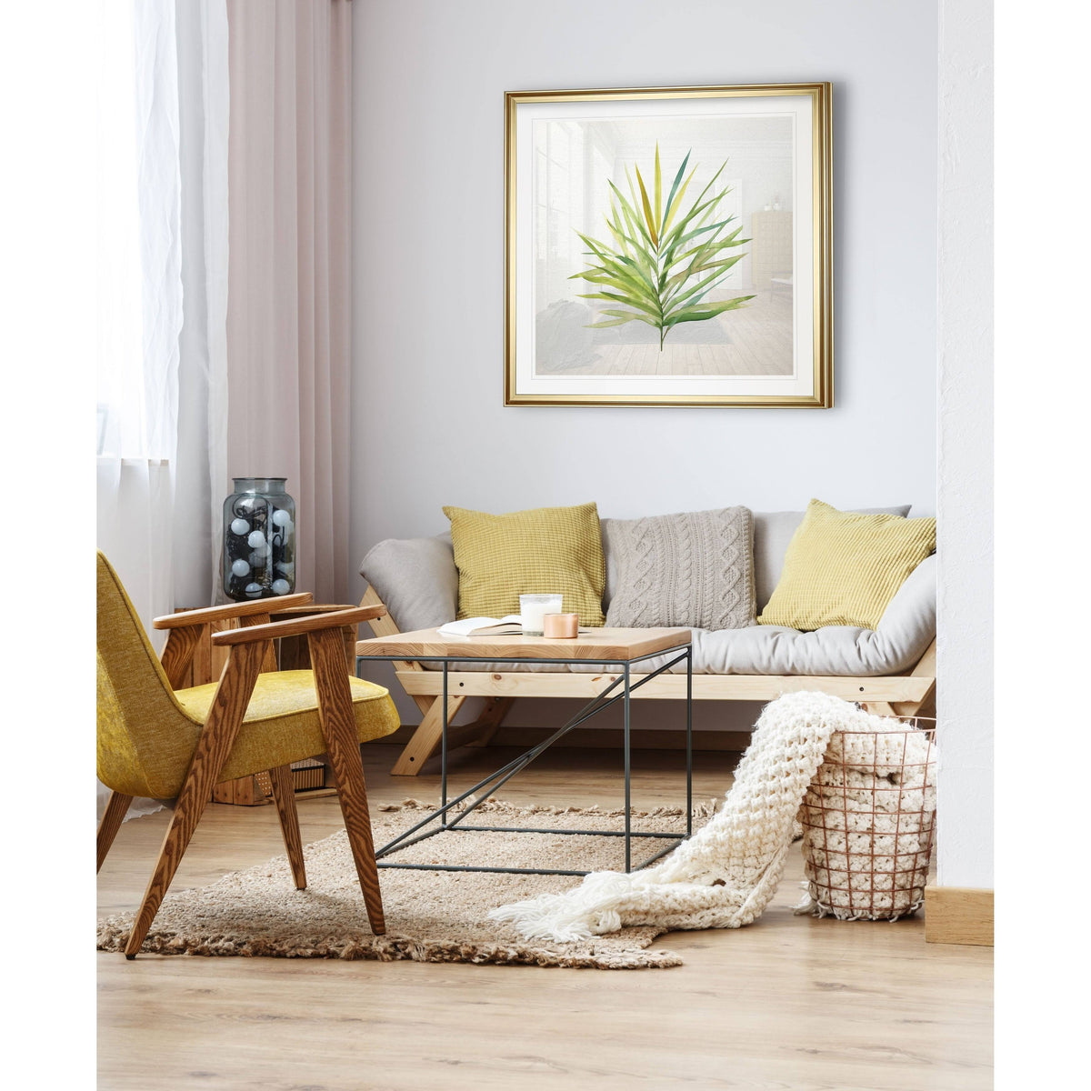 Framed Giclee Print 28x28 X25433
