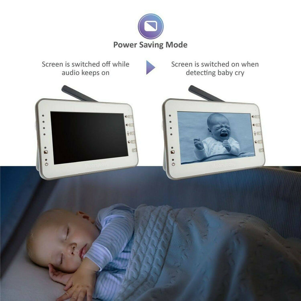 4.3 Inches LCD Video Baby Monitor with 2 Portable Cameras W113