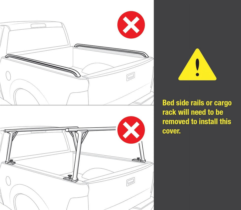 Soft Roll-up Truck Bed Tonneau Cover Vinyl Q975