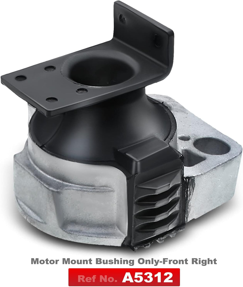 3PCS Engine Motor Mount Compatible with Ford Focus 2005 2006 2007 2.0L L4 Automatic Transmission Mount Pack of 2 M14831