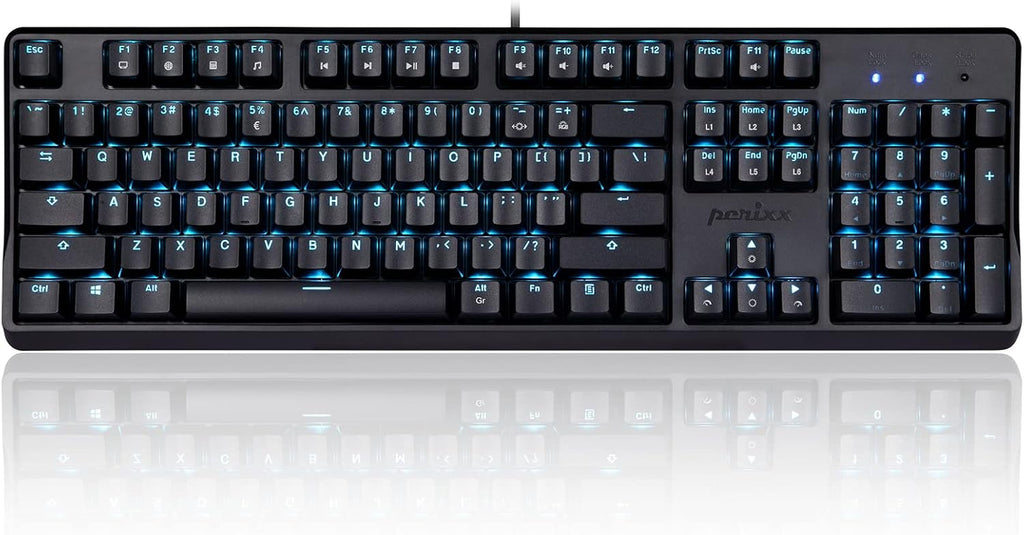 Mechanical Gaming Keyboard with RGB Backlighting and Brown Switches K123