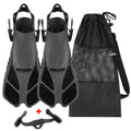 Adjustable Strap Diving Flippers with Mesh Bag I9704