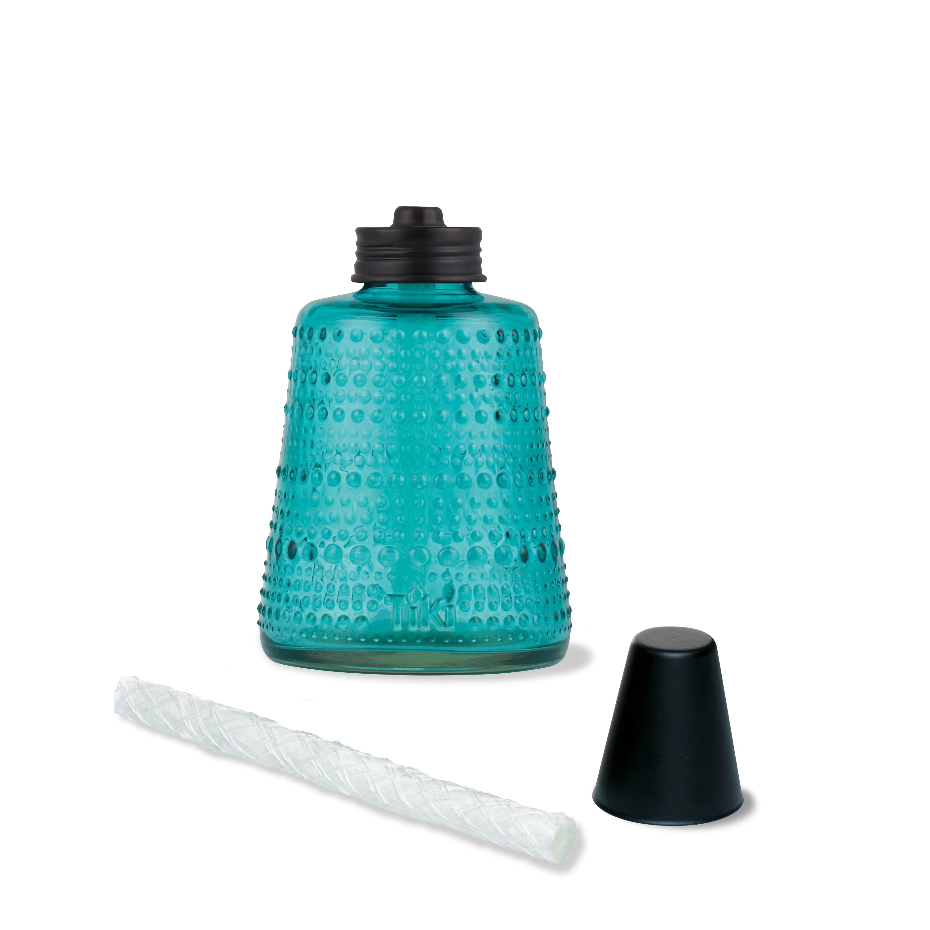 3-Pack 6" Table Torch Glass Blue Green and Purple Y7205