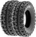 Pair of 2 Knobby Sport Tires 21x7-10 Tubeless K939