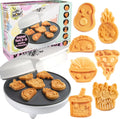 Mini Waffle Maker with 7 Japanese Style Designs A882486