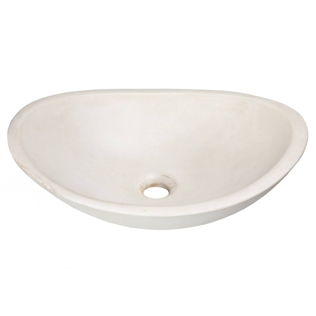 Cream Concrete Vessel Sink B76665