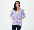 Purple Buttonfront Cardigan C10504