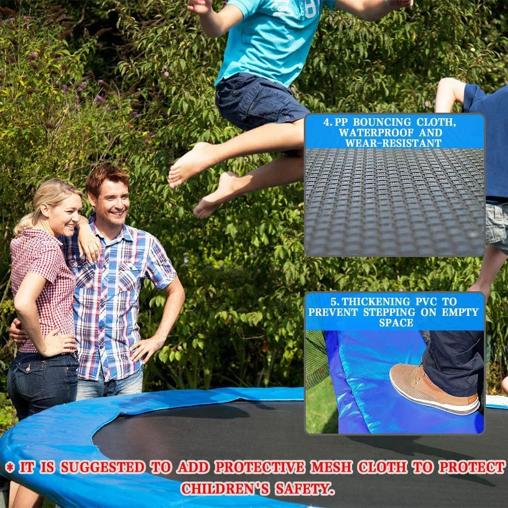 10 FT Trampoline with Safety Enclosure Net F4649