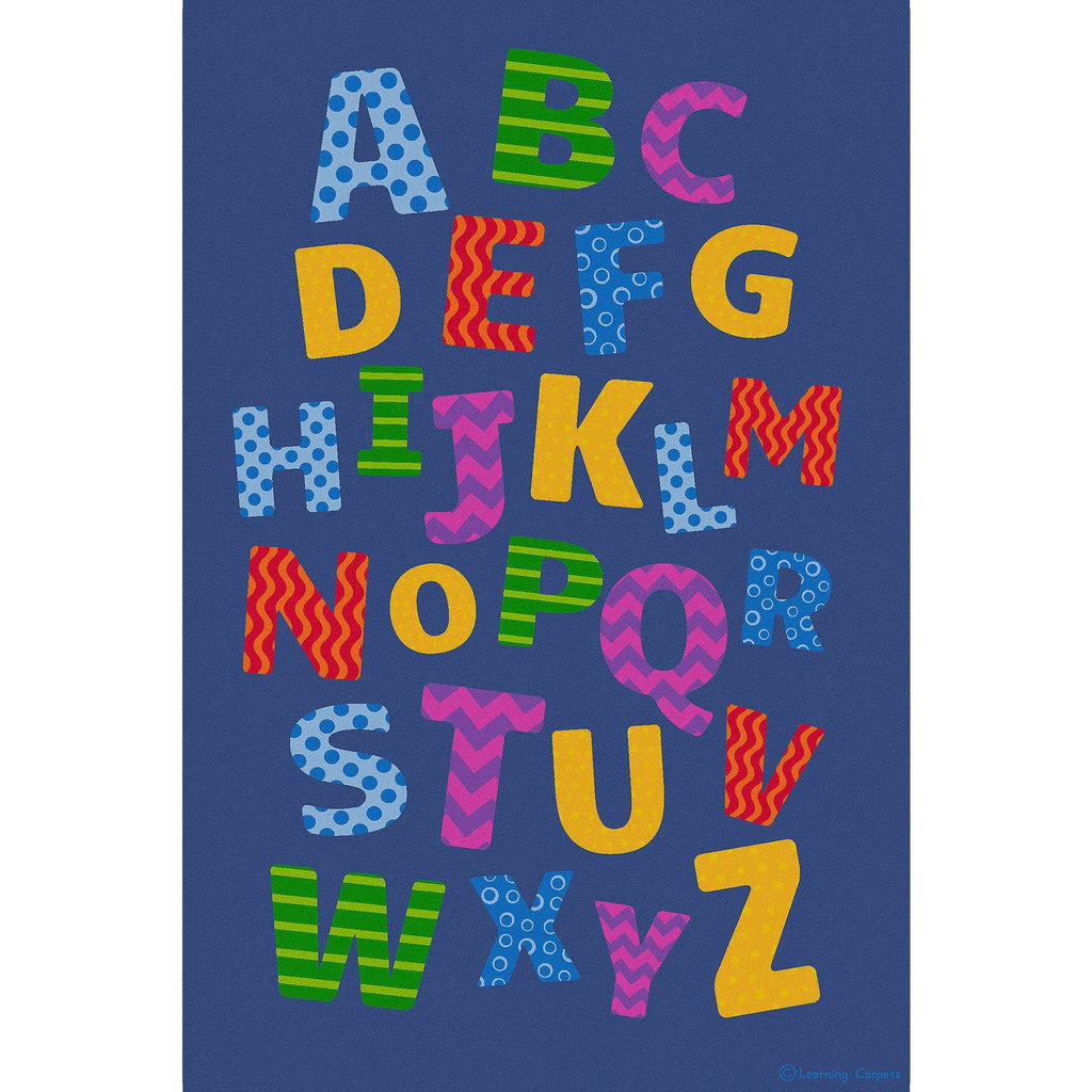 Alphabet Scramble Rectangle Carpet D48316