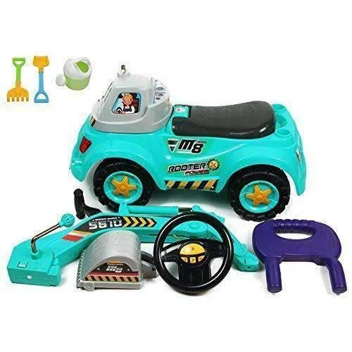 Blue Digger Scooter Ride-On Excavator B83809
