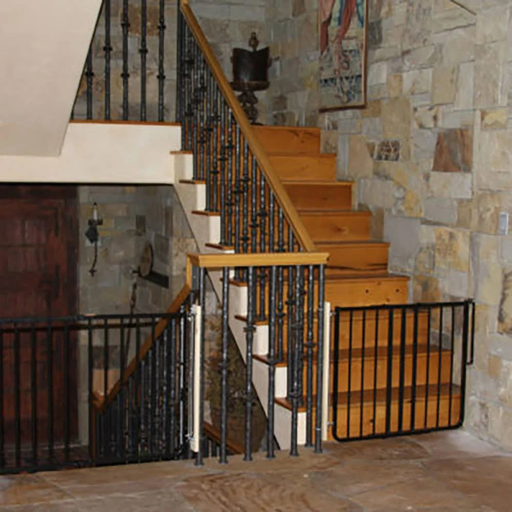 White Stairway Pet Gate T54766