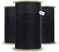 Bungee Cord Black Polypropylene Sheath Silicone Latex Core Flexible Cable U98136