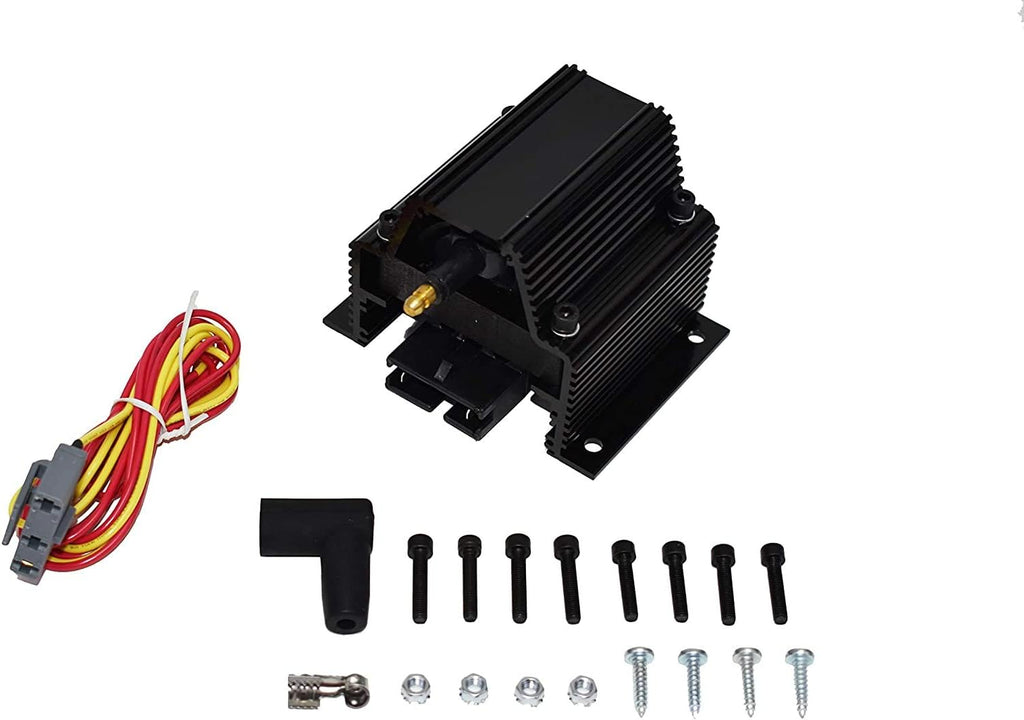 8.0mm Spark Plug Wires, 50K Volt Coil, Black Distributor Z234416