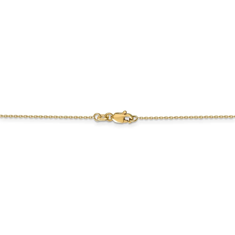 14k Yellow Gold Southern Miss Small Necklace - 20 Inch N627