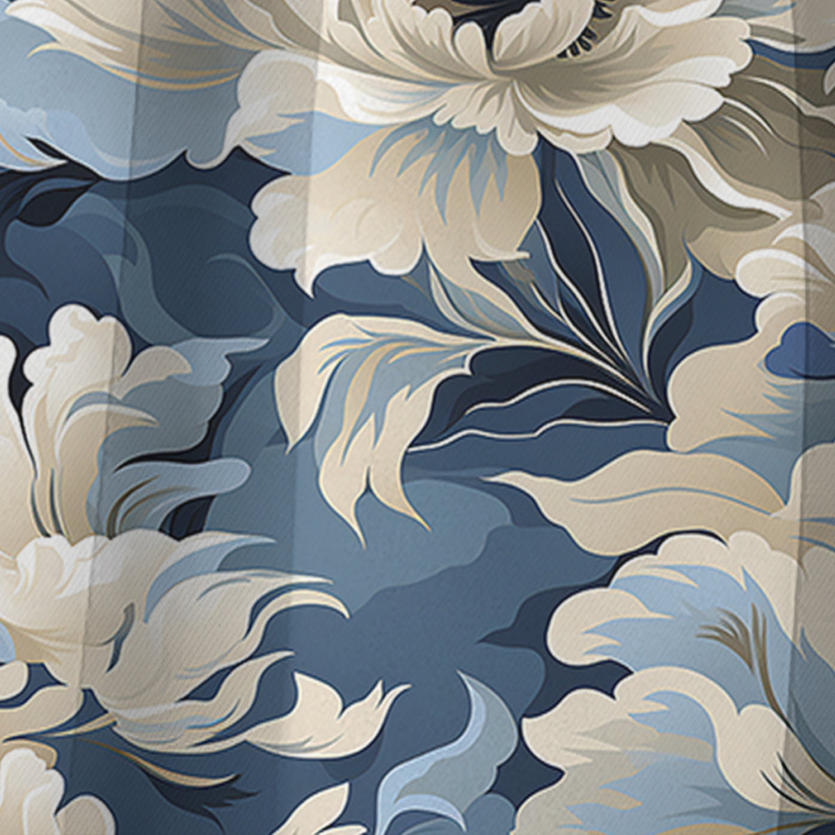 Floral Blackout Curtain Panels A2134