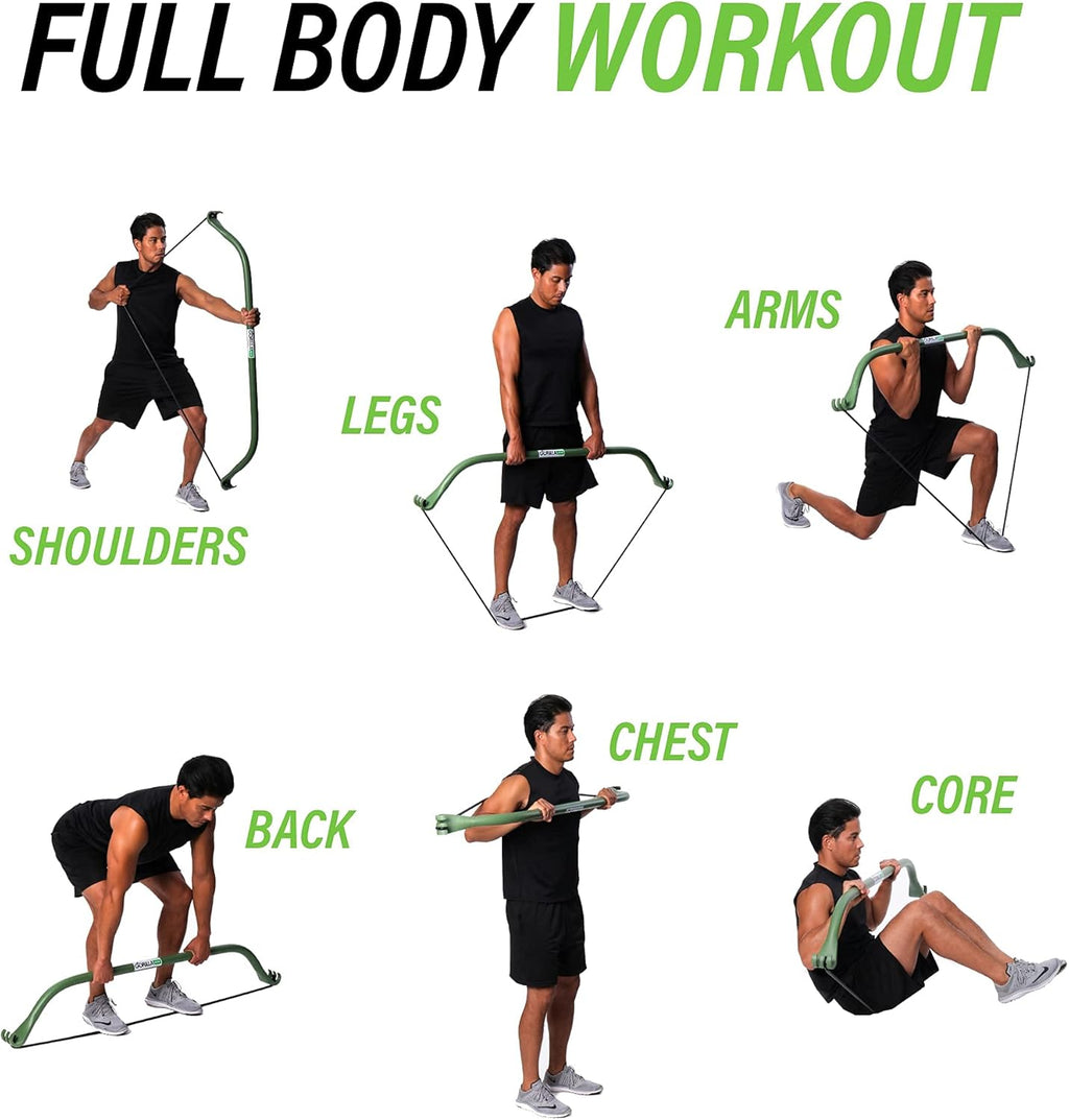 Portable Home Gym Resistance Bands and Bar System K68220