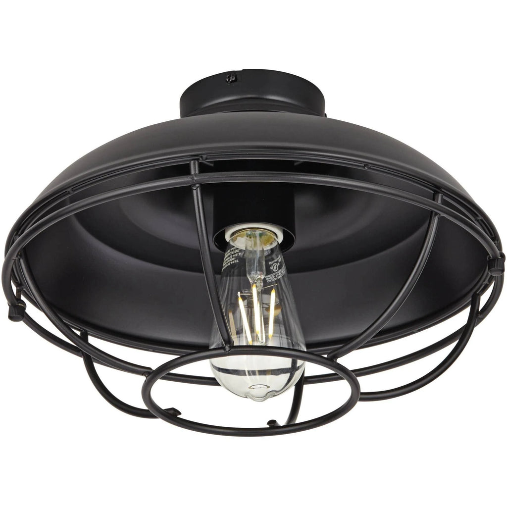 Matte Black LED Ceiling Fan Light Kit E185