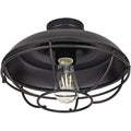 Matte Black LED Ceiling Fan Light Kit E185