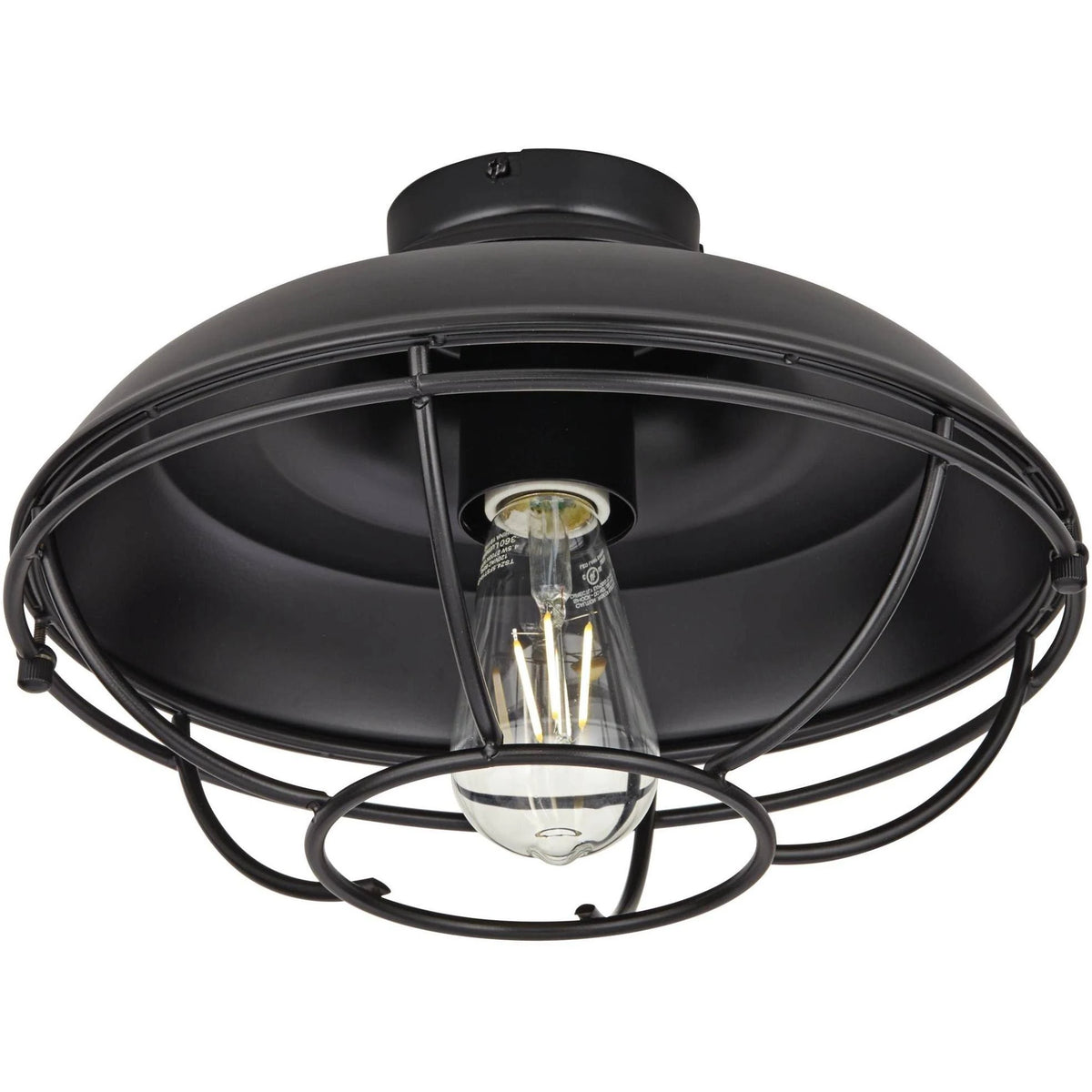 Matte Black LED Ceiling Fan Light Kit E185