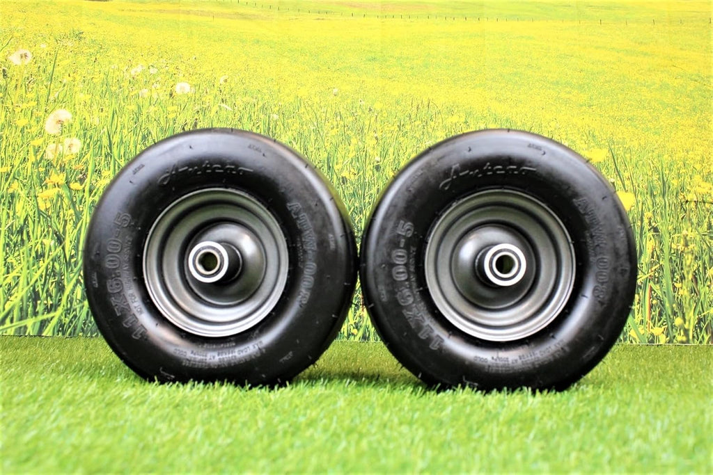 Set of 2 11x6.00-5 Tire Wheel Assy C484