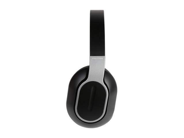 Black Wireless Touch Interface Headphones with Microphone F9942