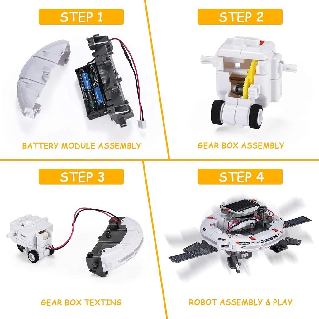 6-in-1 Solar Robot STEM Science Kits X18740