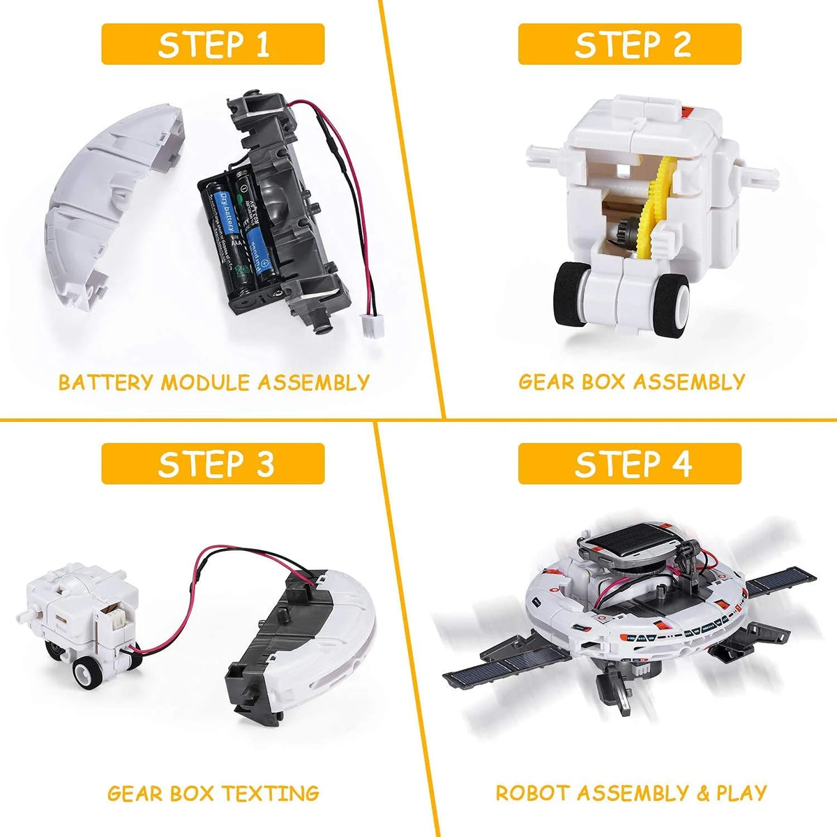 6-in-1 Solar Robot STEM Science Kits X18740