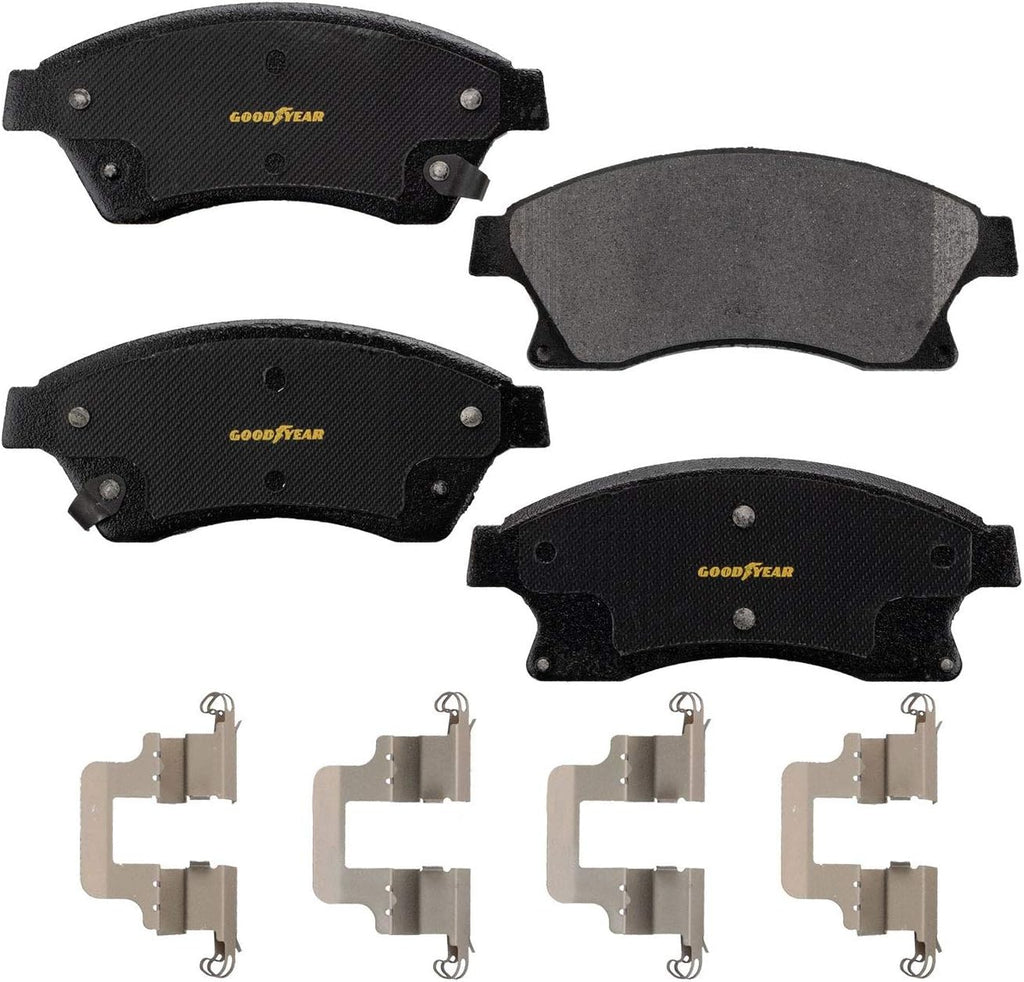 Front Brake Pads and Front Brake Rotor (2 Pack) B65906