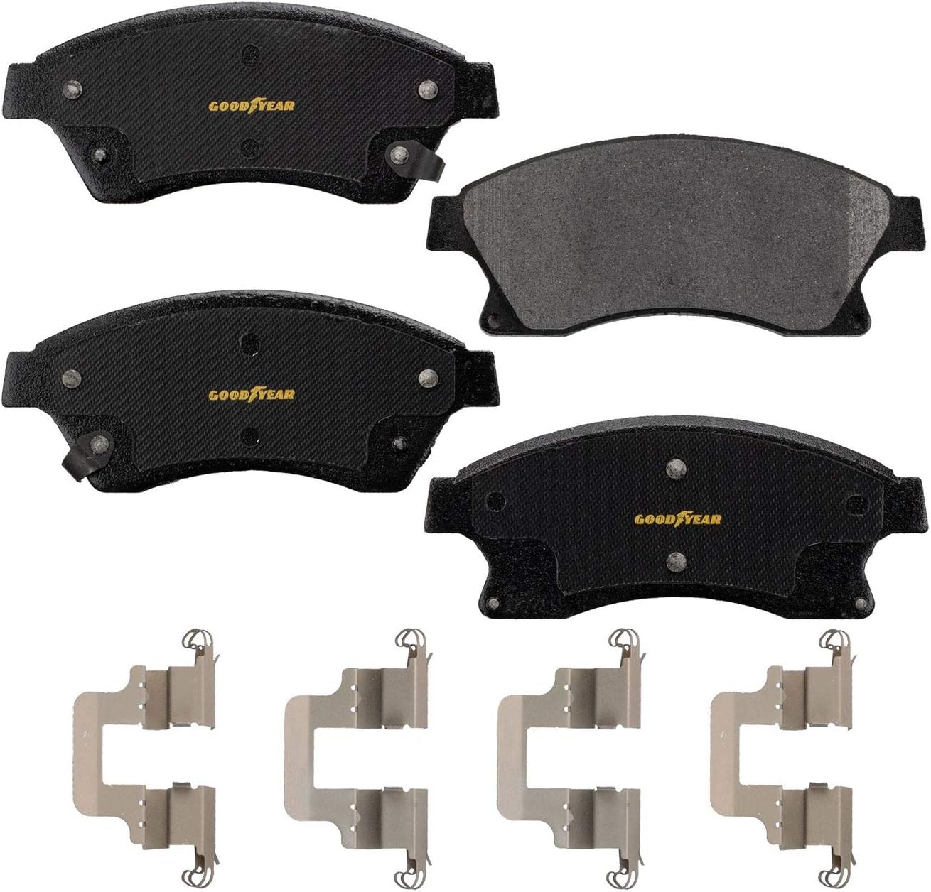 Front Brake Pads and Front Brake Rotor (2 Pack) B65906