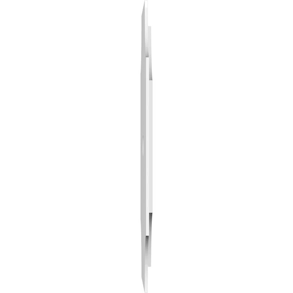 38 inchod x 3 inchid x 12 1/2 inchc x 1 inchp PVC Contemporary Ceiling Medallion Z552