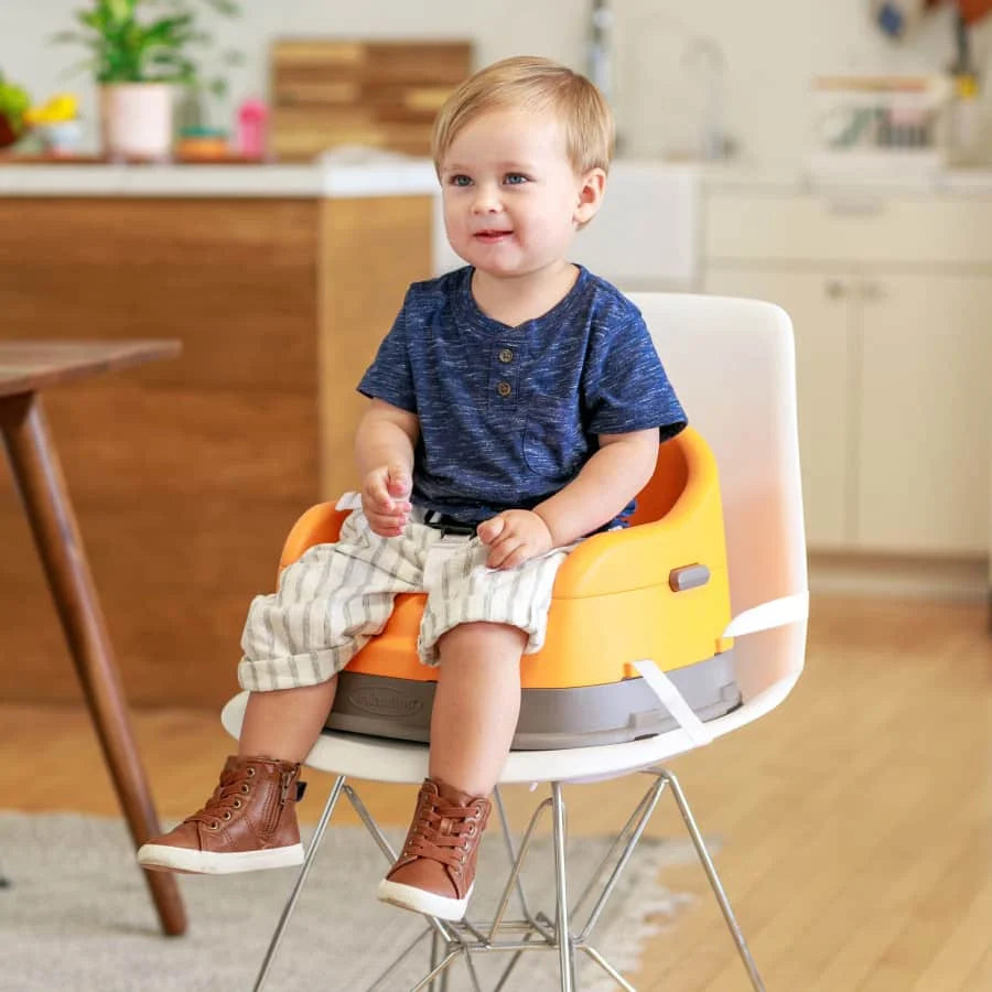 4-in-1 Lightweight Feeding Booster Seat, Orange Fox E468985