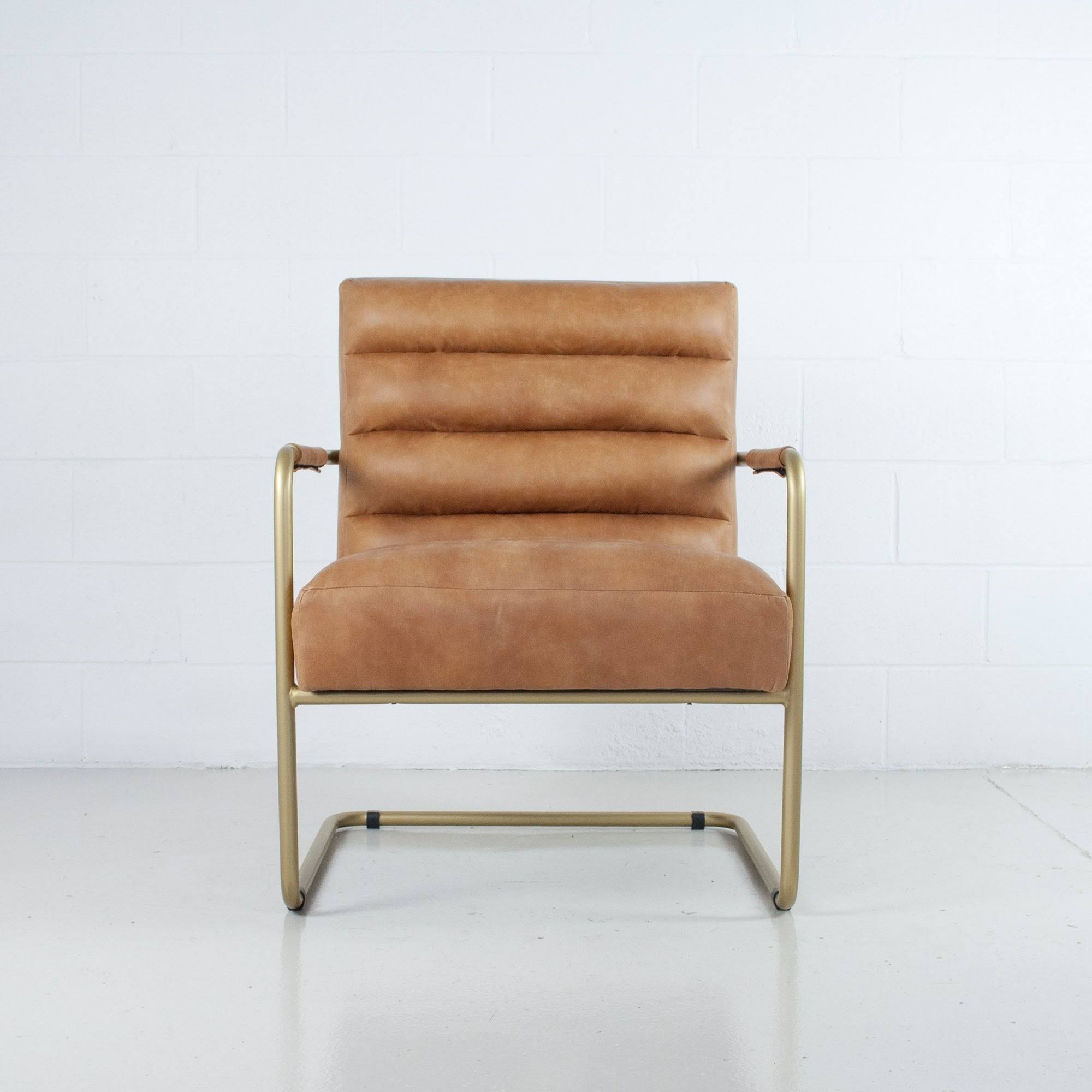 Midnight Leatherette Accent Chair Q1312