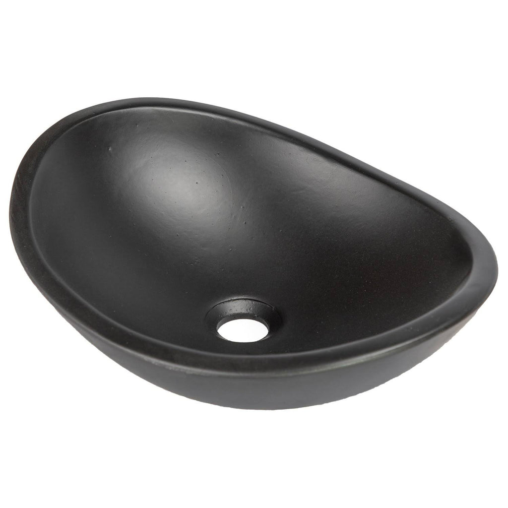 Cream Concrete Vessel Sink B76665