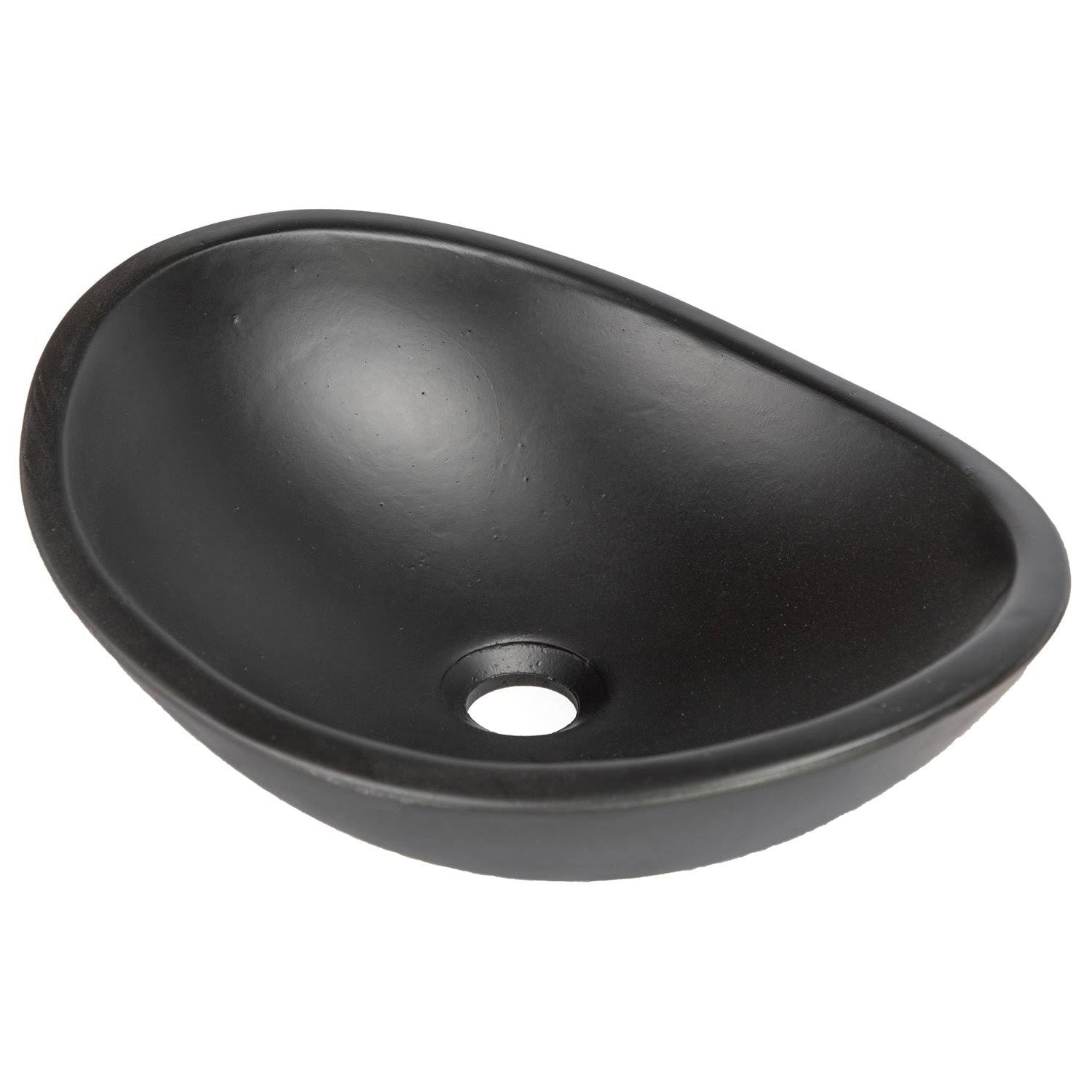 Cream Concrete Vessel Sink B76665