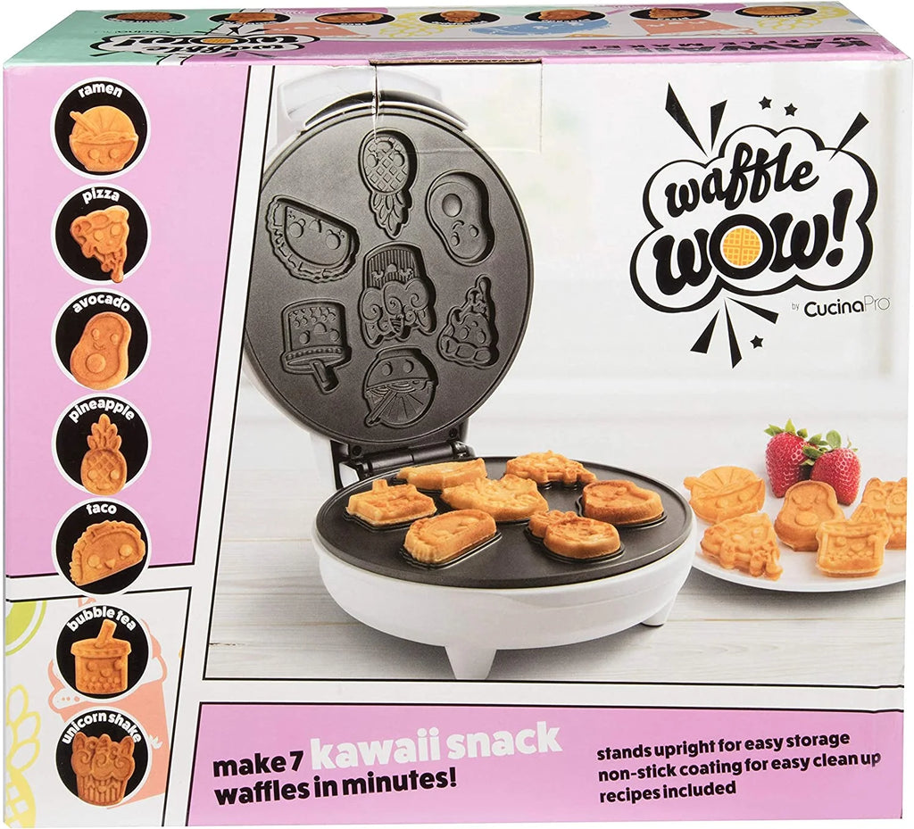 Mini Waffle Maker with 7 Japanese Style Designs A882486