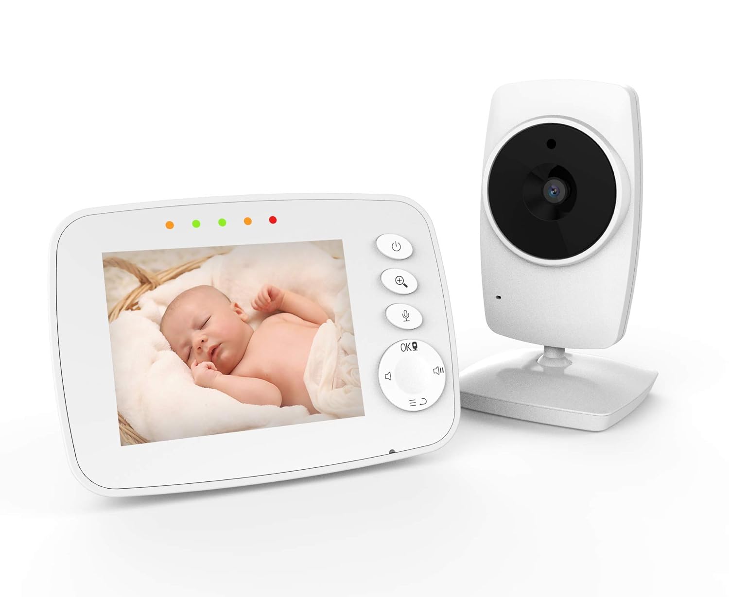 Baby Monitor with Camera and Video, 3.5 inch B334