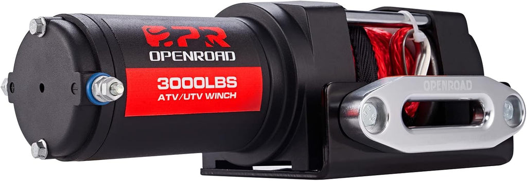 ATV Winch 3000lbs 12V Electric Winch with Wireless Remote Control Mounting Bracket W5168