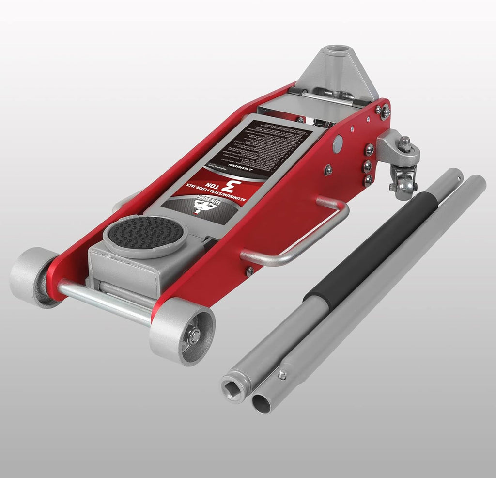 3 ton Hydraulic Aluminum and Steel Low Profile Floor Jack with Dual Piston R3466