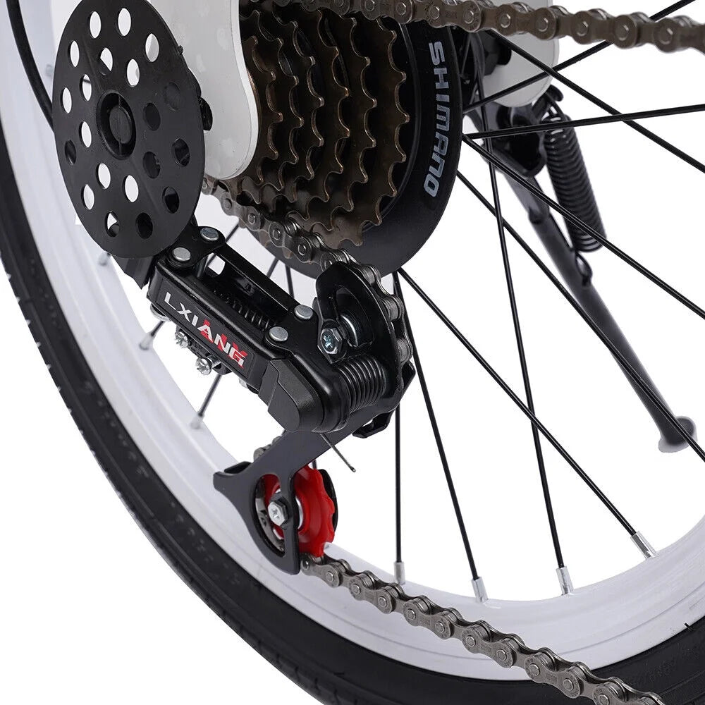 20-inch Folding Bike 7 Speed Double V Brake Carbon Steel X493