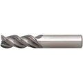 3/4x22 Diam 3 Flute Solid Carbide Corner Radius End Mill - TiCN Finish K573