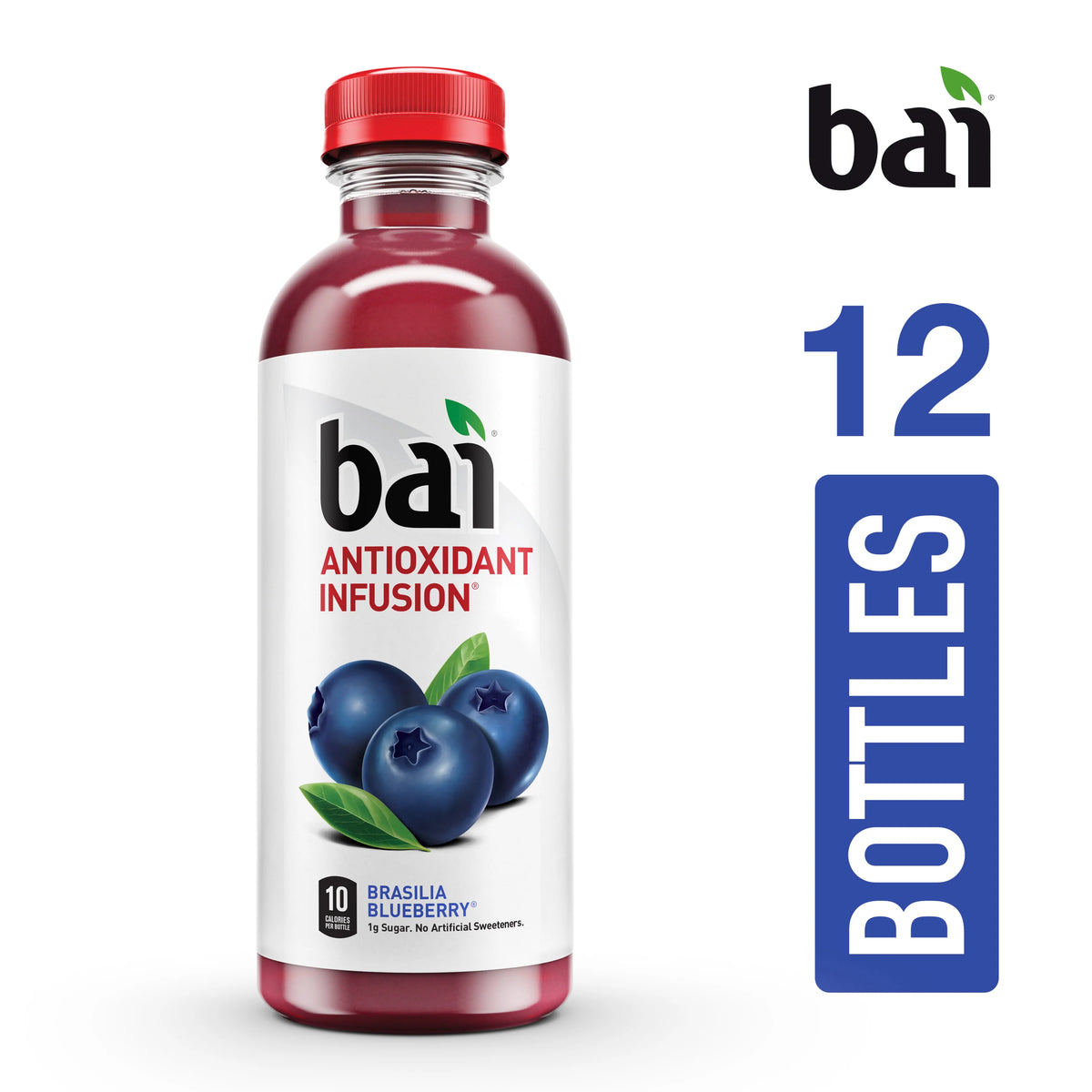 Gluten-Free Brasilia Blueberry Antioxidant Drink, 18 Fl Oz, 12 Pack Bottles I983085