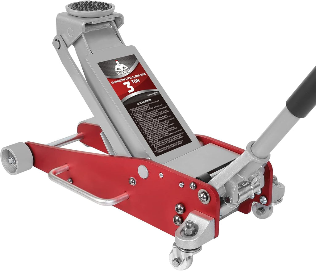 3 ton Hydraulic Aluminum and Steel Low Profile Floor Jack with Dual Piston R3466
