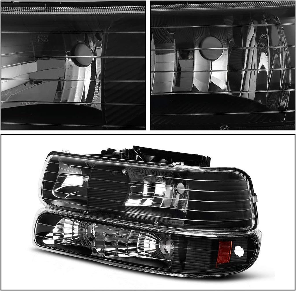 Headlight Assembly and Taillights for Chevy Silverado 1500 2500 A99040