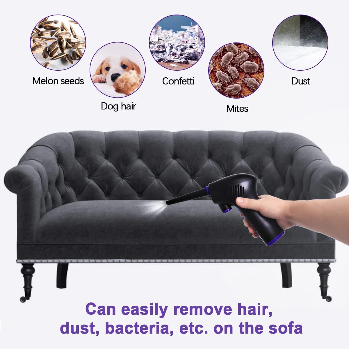 Cordless Electric Air Duster with Rechargeable Battery Y81863