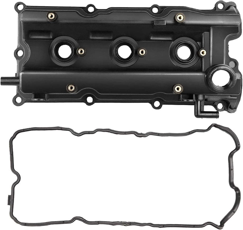 Left Engine Valve Covers Kit with Gaskets Compatible with Nissan Altima 2002-2006 Maxima 2002-2008 Quest 2004-2009 Murano 2003-2007 V6 3.5L VQ35DE Pack of 2 N840721